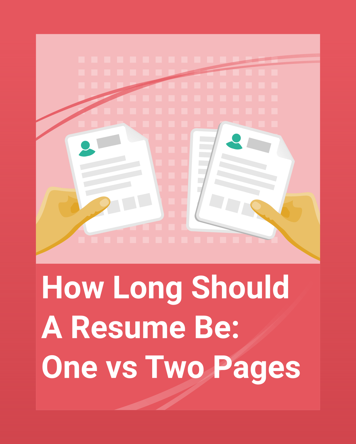 How Long Should A Resume Be One Vs Two Pages booklet